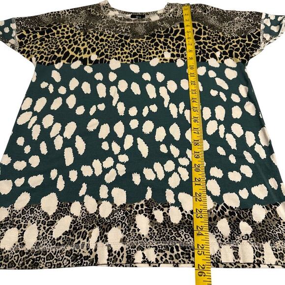 NWOT Karen Walker Runaway Animal Print T-shirt Size 2 S/M - Picture 5 of 8